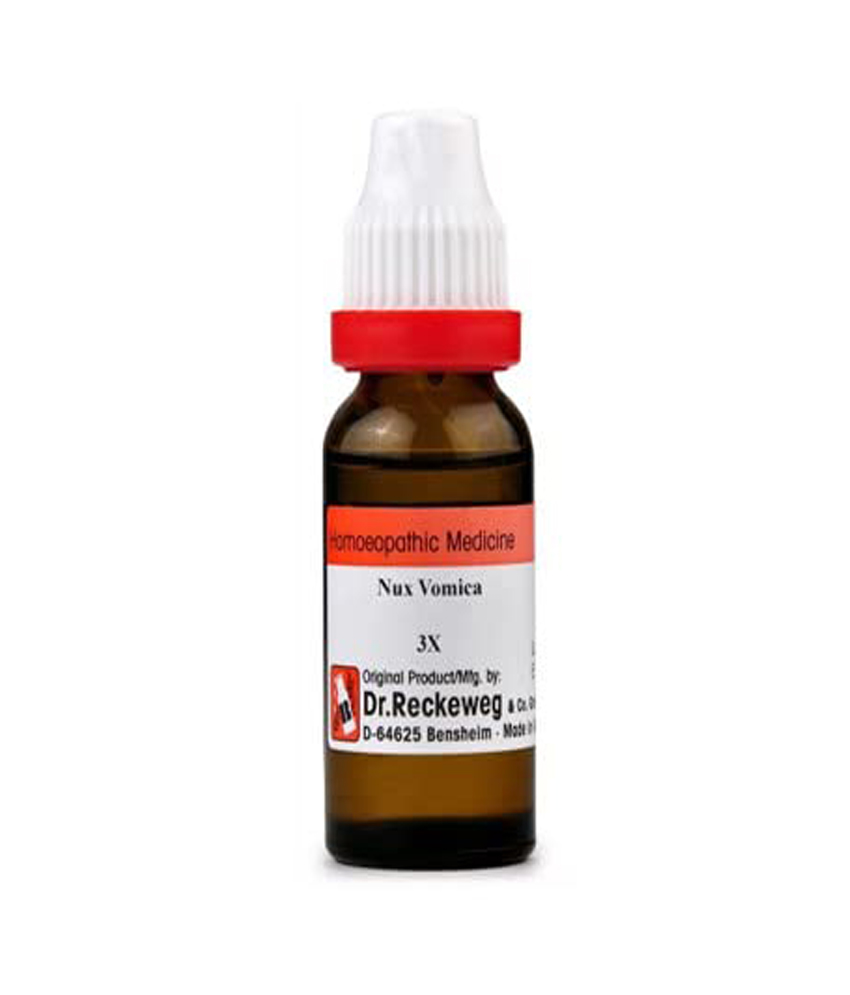 Dr. Reckeweg Nux Vomica Dilution 3X 11 Ml