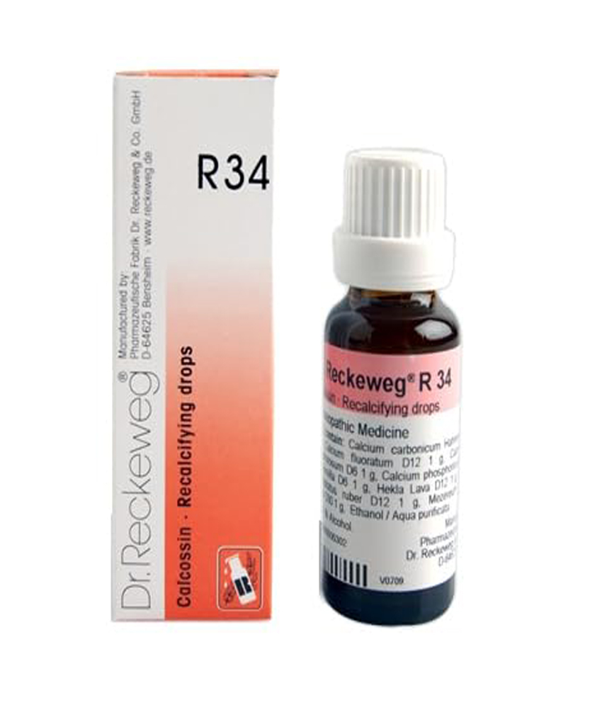 Dr. Reckeweg R34 Recalcifying Drop 22 Ml