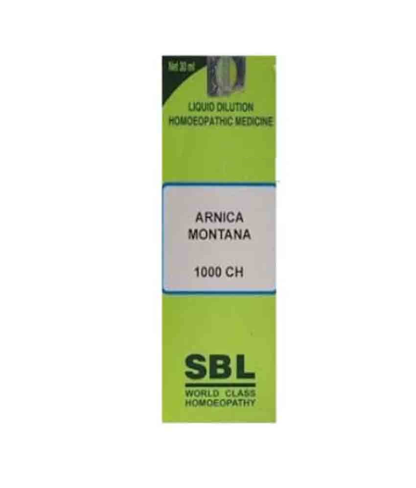 Sbl Arnica Montana Dilution 1000 Ch 30ml