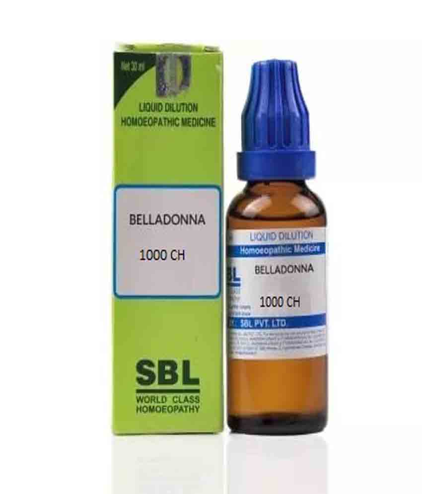 Sbl Belladonna Dilution 1000 Ch 30ml