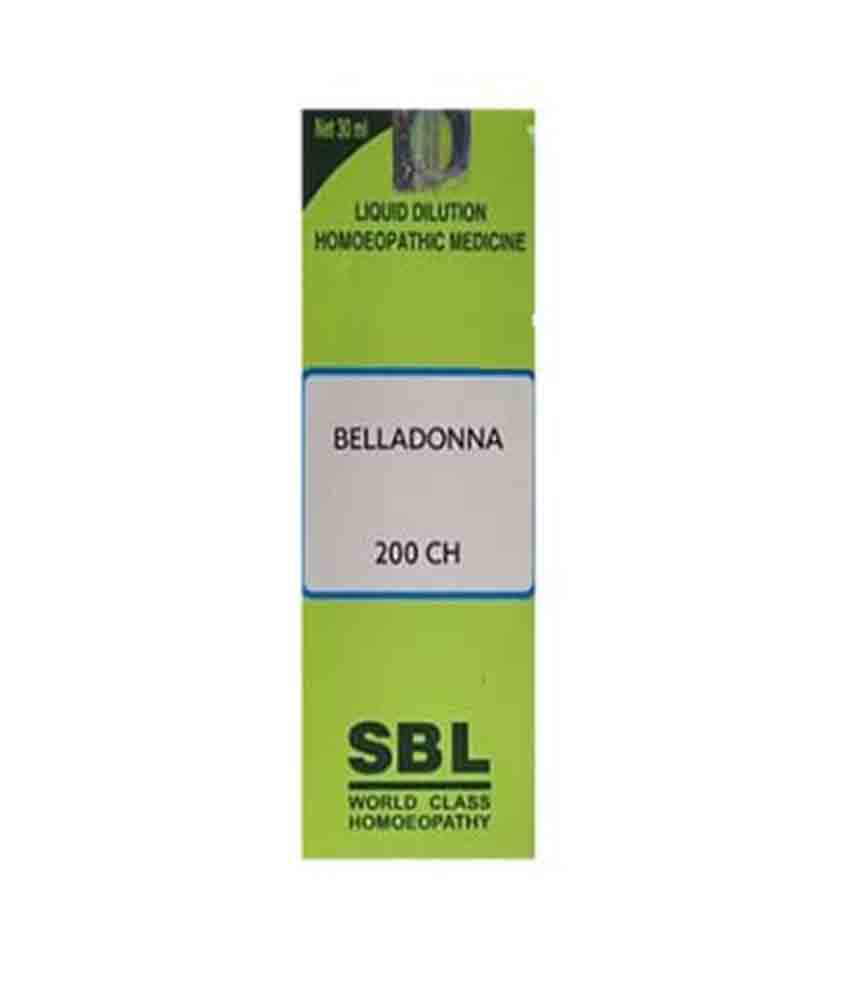 Sbl Belladonna Dilution 200 Ch 30ml