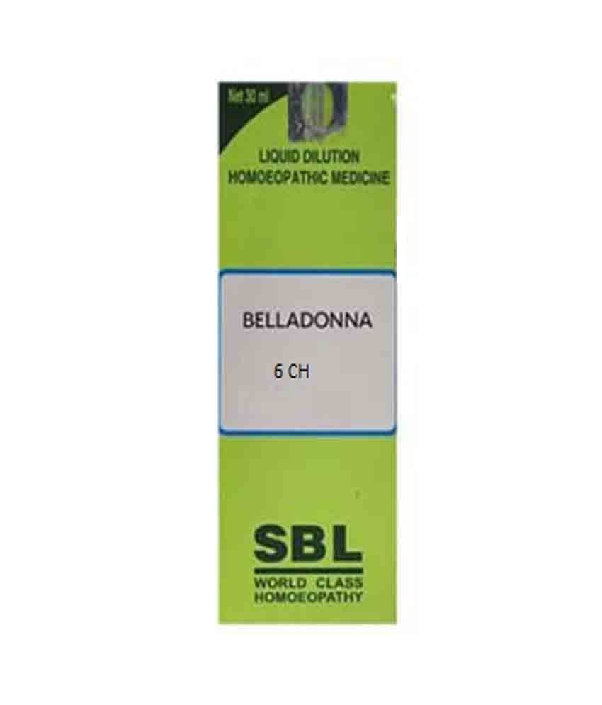 Sbl Belladonna Dilution 6 Ch 30ml