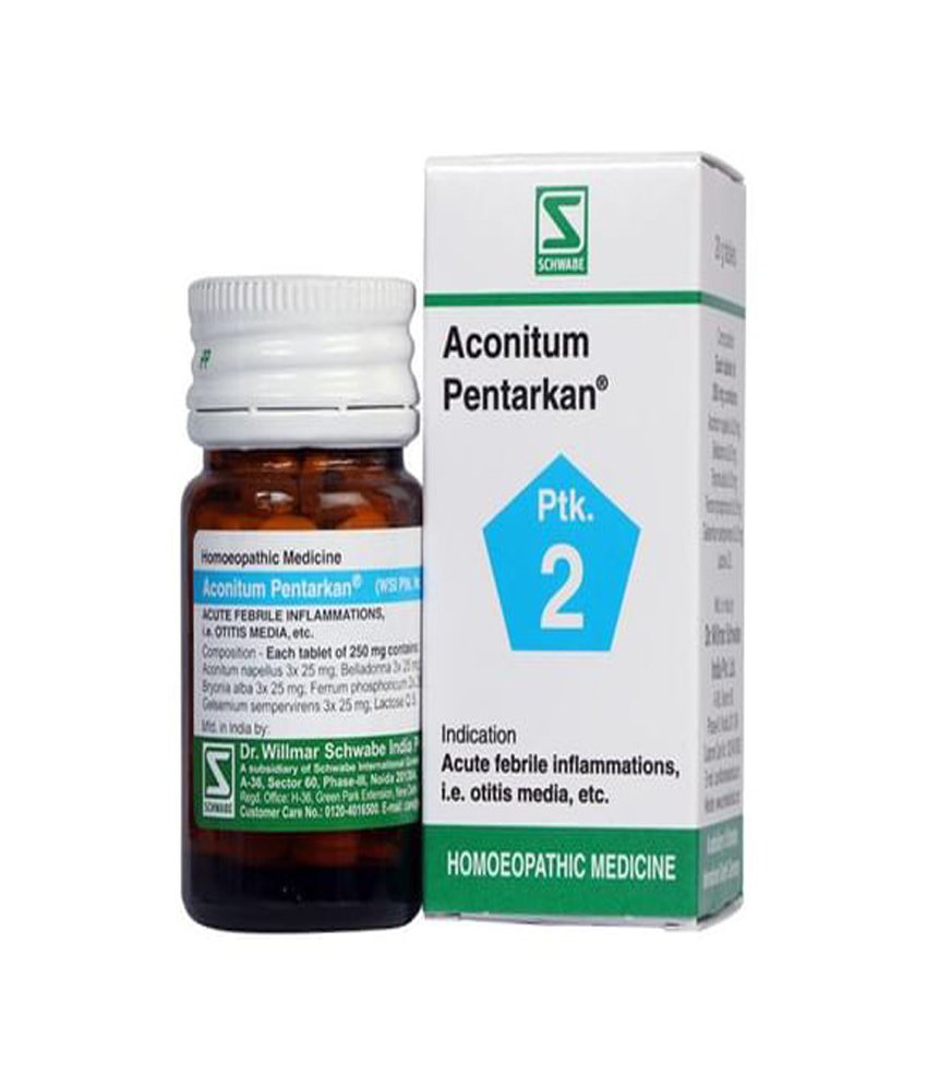 Dr Willmar Schwabe India Aconitum Pentarkan Tablet Dr Willmar Schwabe India Aconitum Pentarkan Tablet