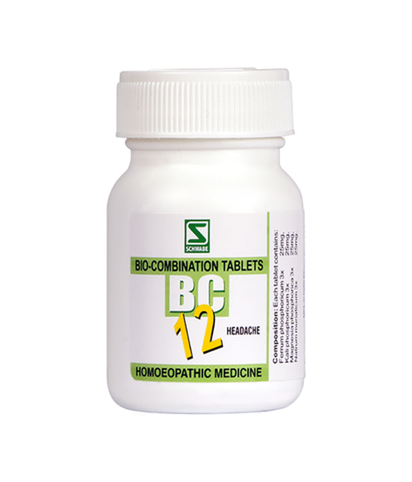 Dr Willmar Schwabe India Bio-Combination 12 (BC 12) Tablet Dr Willmar Schwabe India Bio Combination 12 BC 12 Tablet