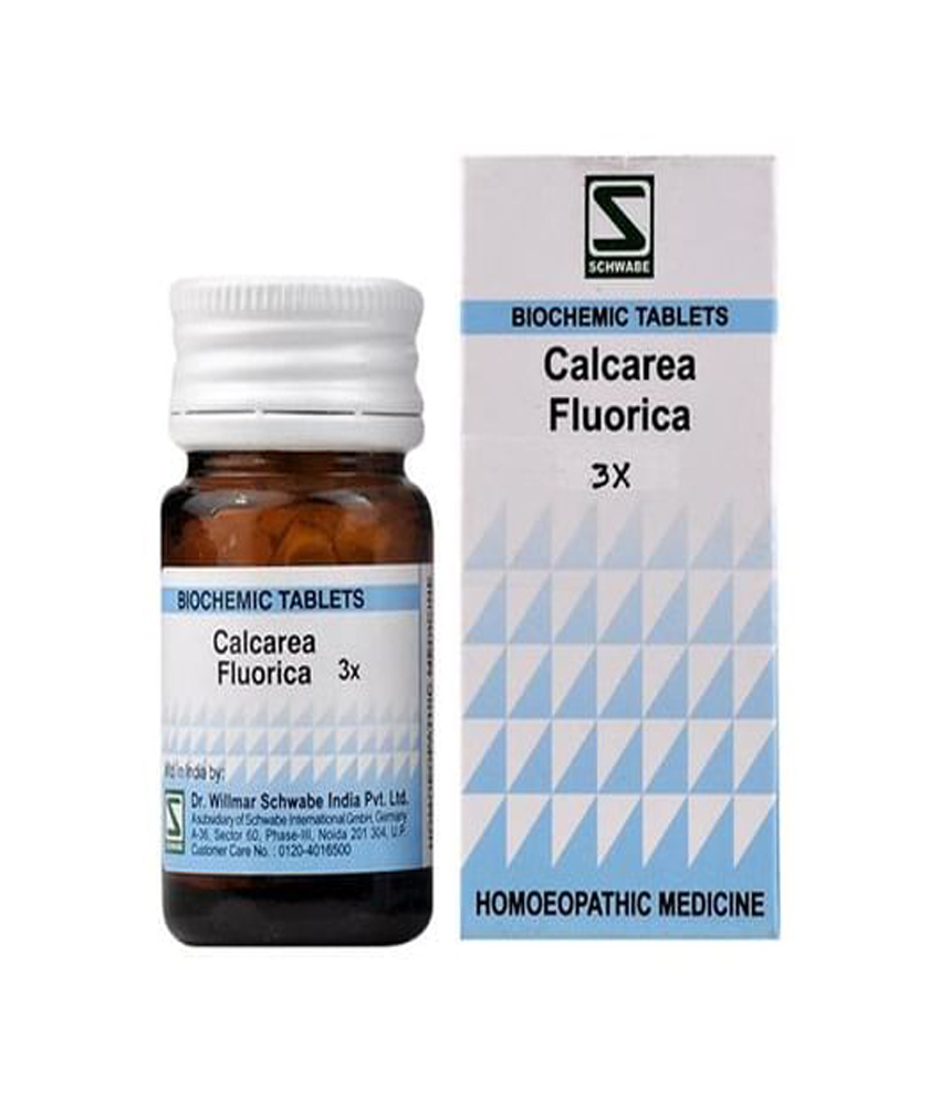 Dr Willmar Schwabe India Calcarea Fluorica Biochemic Tablet 3x