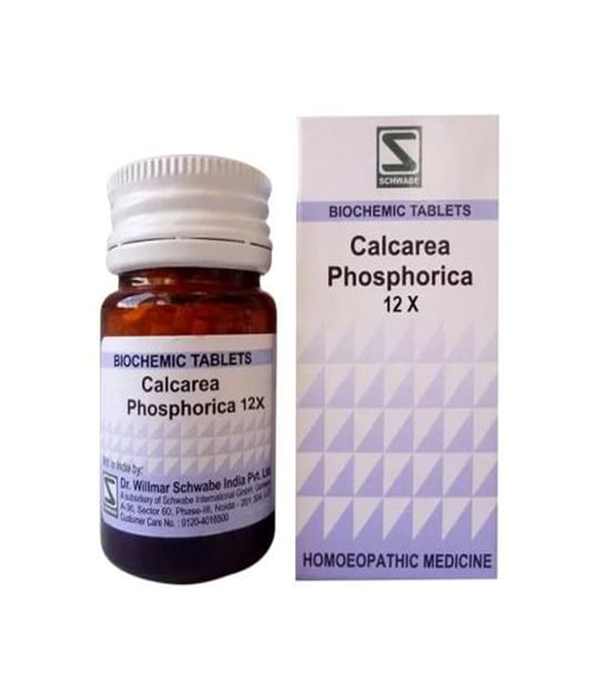 Dr Willmar Schwabe India Calcarea Phosphorica Biochemic Tablet 12X Dr Willmar Schwabe India Calcarea Phosphorica Biochemic Tablet 12x