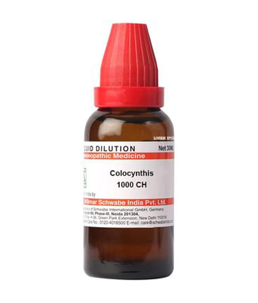 Dr Willmar Schwabe India Colocynthis Dilution 1000 CH