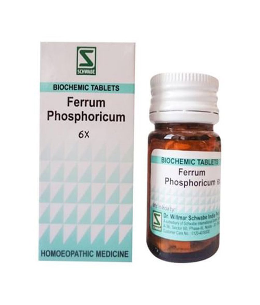 Dr Willmar Schwabe India Ferrum Phosphoricum Biochemic Tablet 6x