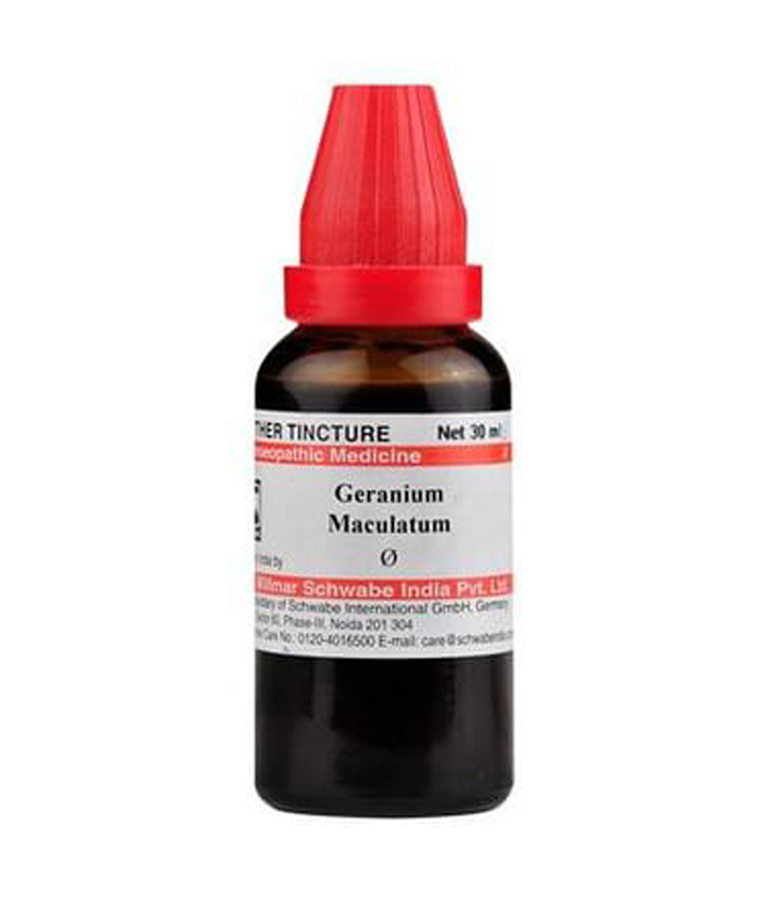 Dr Willmar Schwabe India Geranium Maculatum Mother Tincture Q Dr Willmar Schwabe India Geranium Maculatum Mother Tincture Q