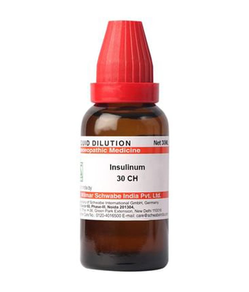 Dr Willmar Schwabe India Insulinum Dilution 30 Ch