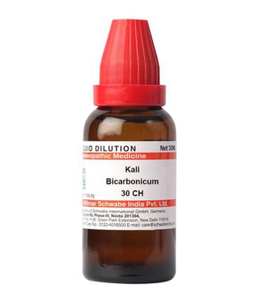 Dr Willmar Schwabe India Kali Bicarbonicum Dilution 30 CH