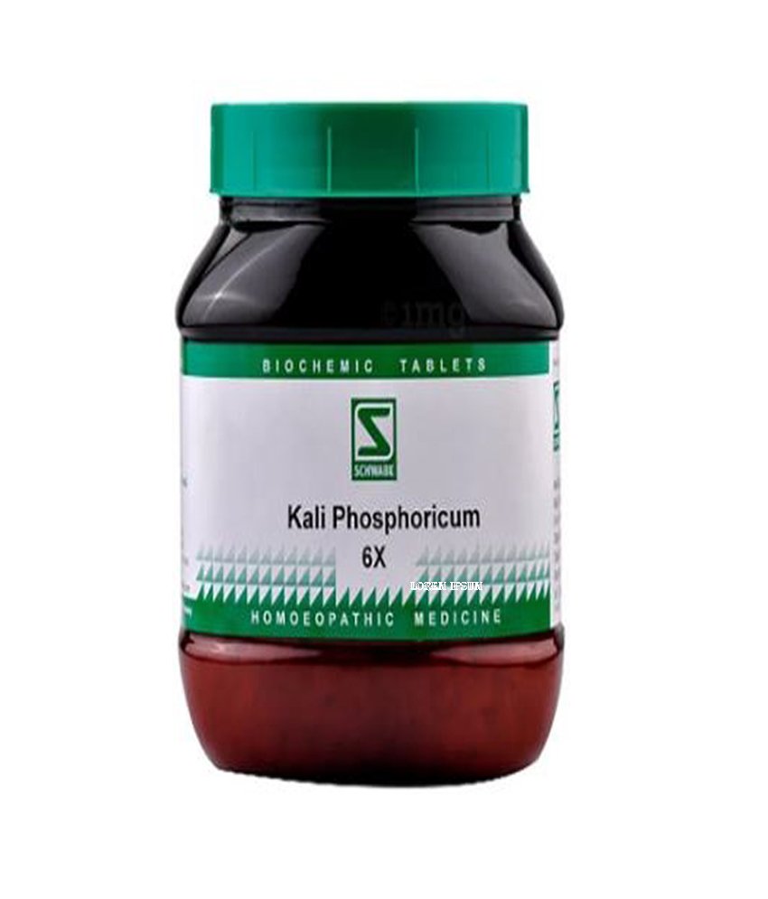 Dr Willmar Schwabe India Kali Phosphoricum Biochemic Tablet 6x
