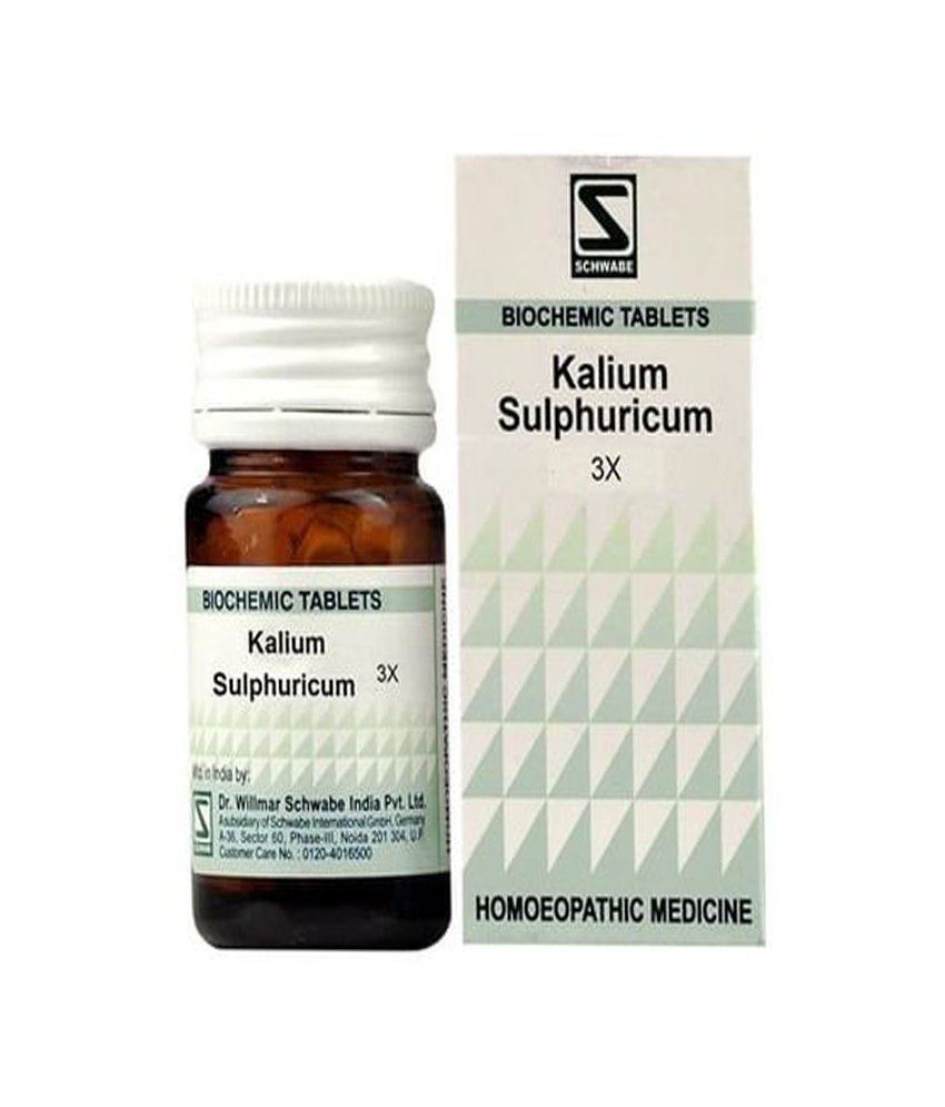 Dr Willmar Schwabe India Kali Sulphuricum Biochemic Tablet 3X