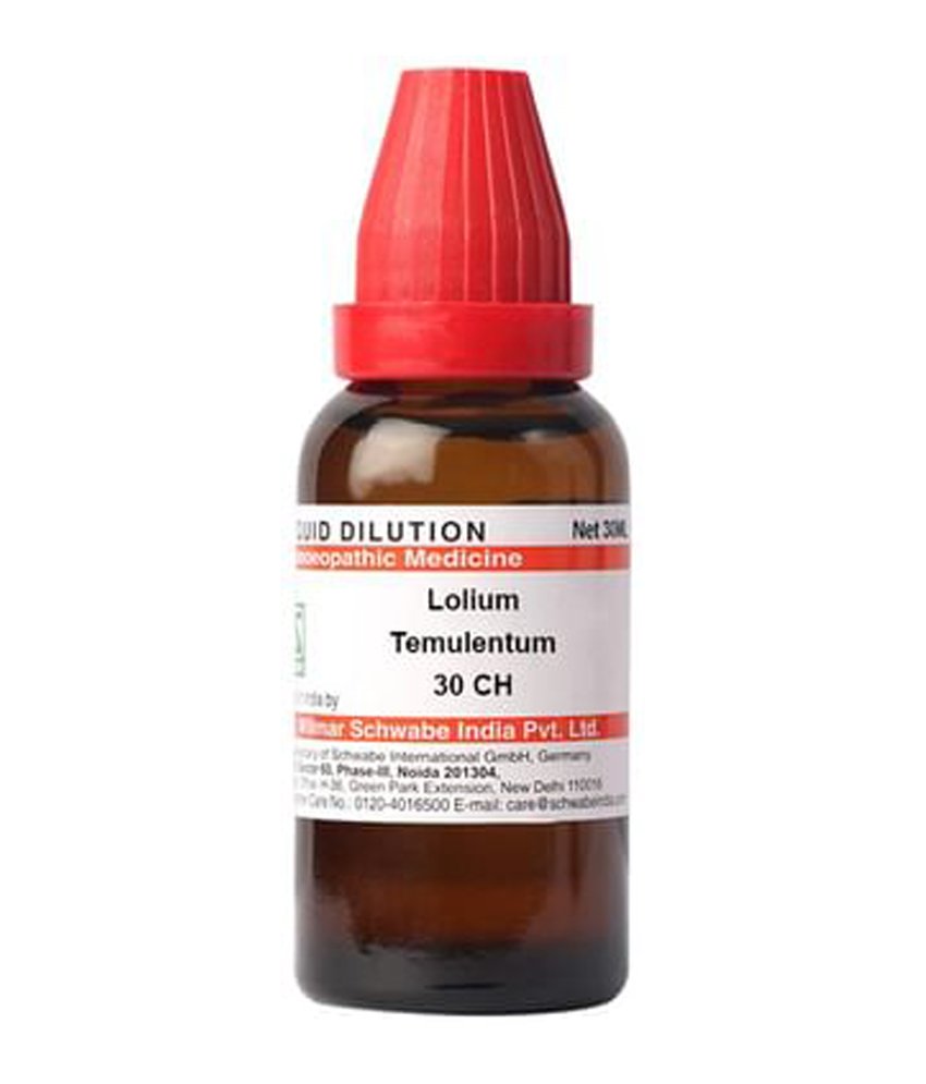 Dr Willmar Schwabe India Lolium Temulentum Dilution 30 CH