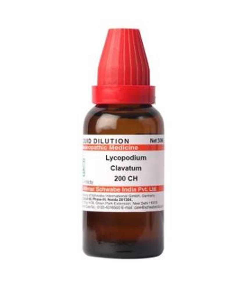 Dr Willmar Schwabe India Lycopodium Clavatum Dilution 200 Ch