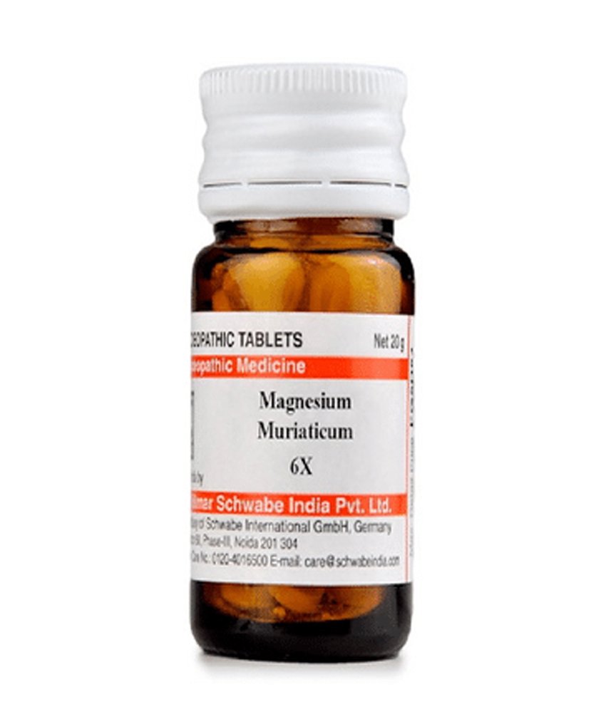 Dr Willmar Schwabe India Magnesium Muriaticum Trituration Tablet 6X Dr Willmar Schwabe India Magnesium Muriaticum Trituration Tablet 6X