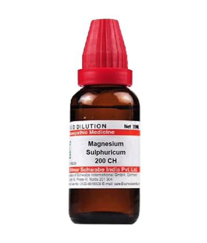 Dr Willmar Schwabe India Magnesium Sulphuricum Dilution 200 CH