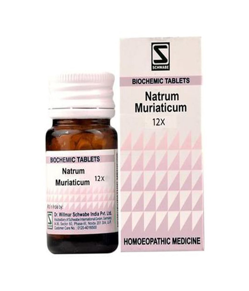 Dr Willmar Schwabe India Natrum Muriaticum Biochemic Tablet 12X Dr Willmar Schwabe India Natrum Muriaticum Biochemic Tablet 12x