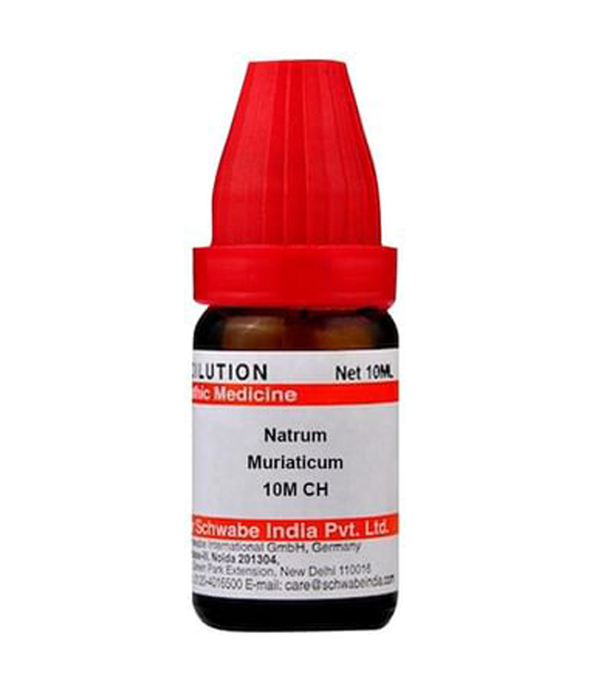 Dr Willmar Schwabe India Natrum Muriaticum Dilution 10M CH Dr Willmar Schwabe India Natrum Muriaticum Dilution 10M Ch