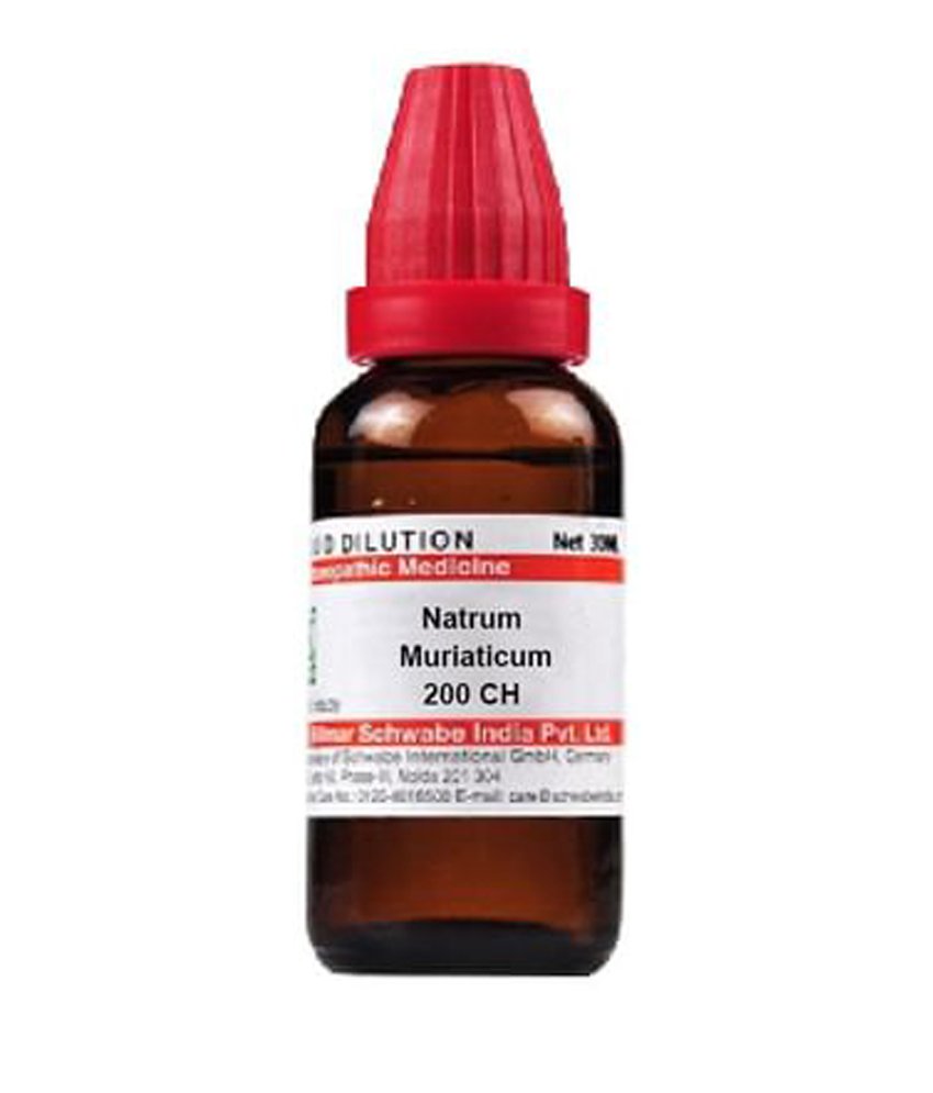 Dr Willmar Schwabe India Natrum Muriaticum Dilution 200 Ch