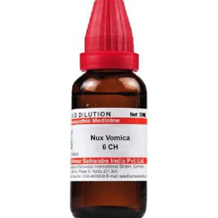 Dr Willmar Schwabe India Nux Vomica Dilution 6 Ch