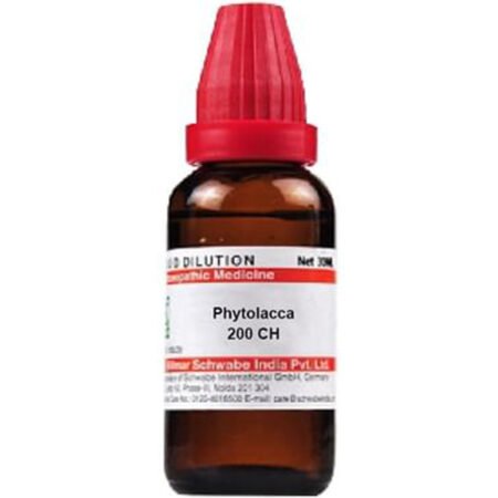 Dr Willmar Schwabe India Phytolacca Dilution 200 Ch
