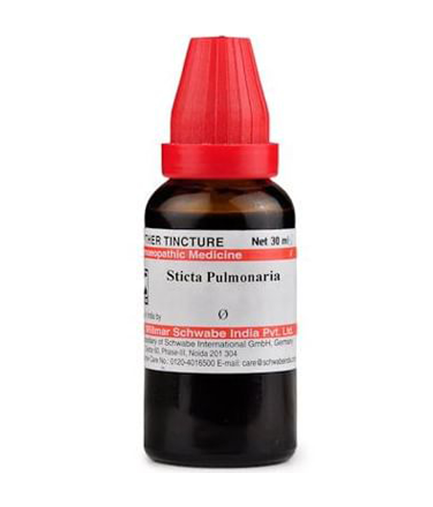 Dr Willmar Schwabe India Sticta Pulmonaria Mother Tincture Q