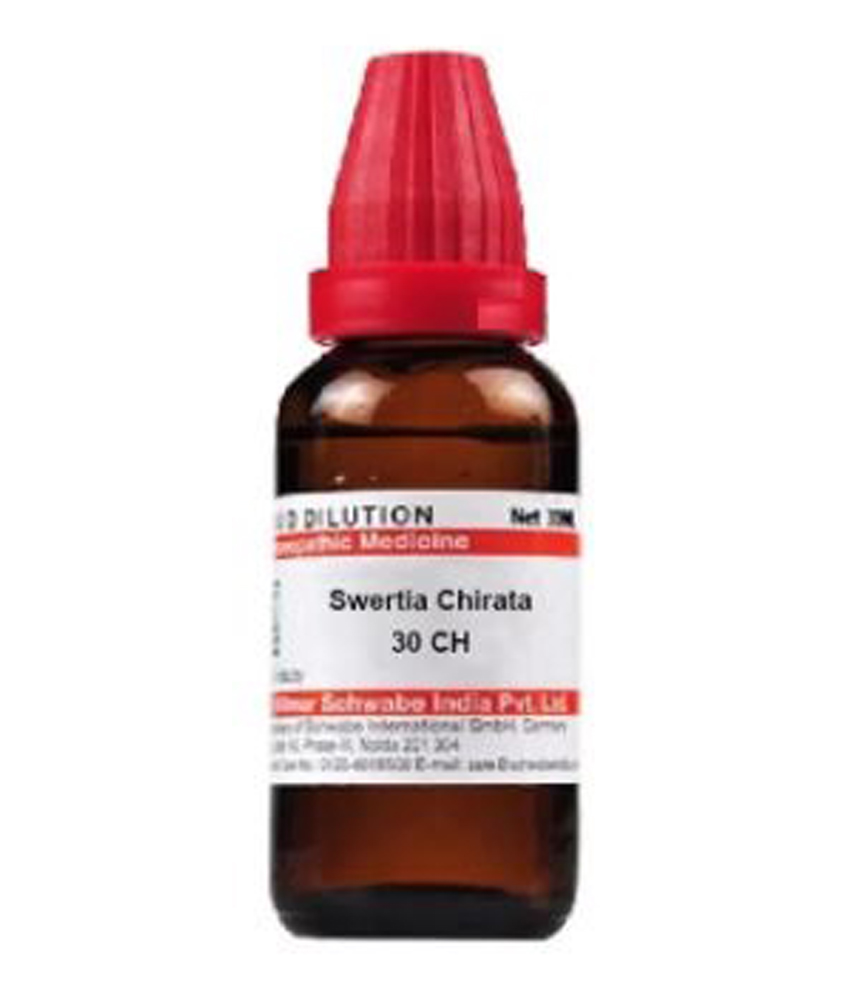 Dr Willmar Schwabe India Swertia Chirata Dilution 30 CH