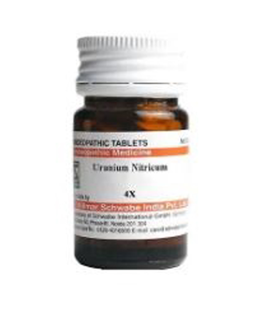 Dr Willmar Schwabe India Uranium Nitricum Trituration Tablet 4x