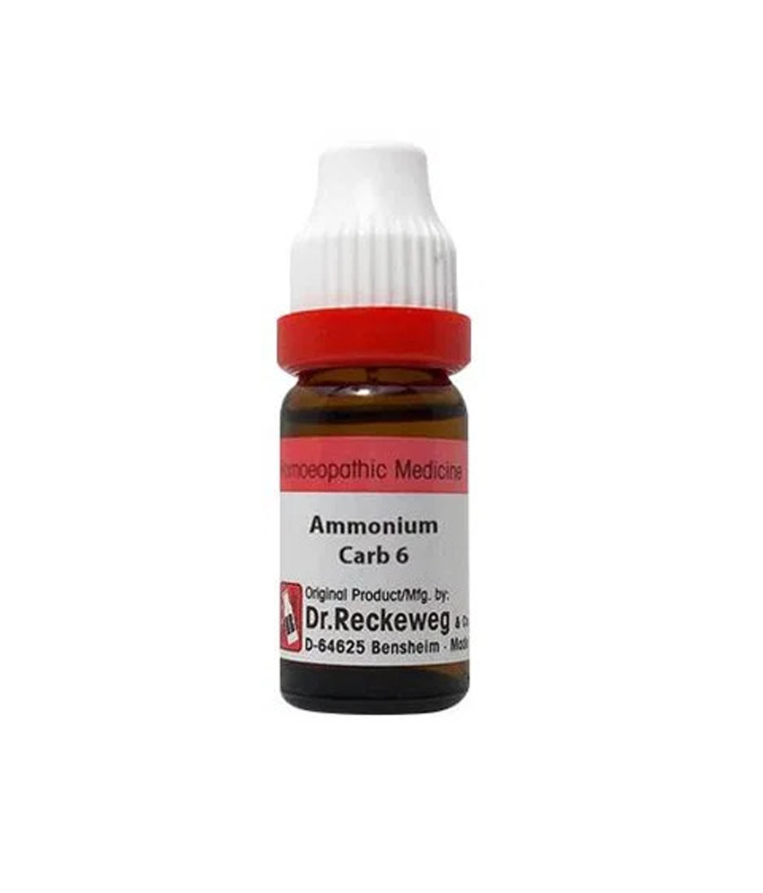 Dr. Reckeweg Ammonium Carb Dilution 6 CH 11 Ml