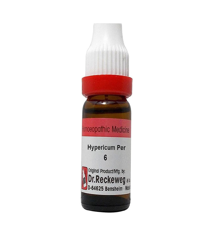 Dr. Reckeweg Hypericum Per Dilution 6 CH 11 Ml Dr. Reckeweg Hypericum Per Dilution 6 CH 11 Ml