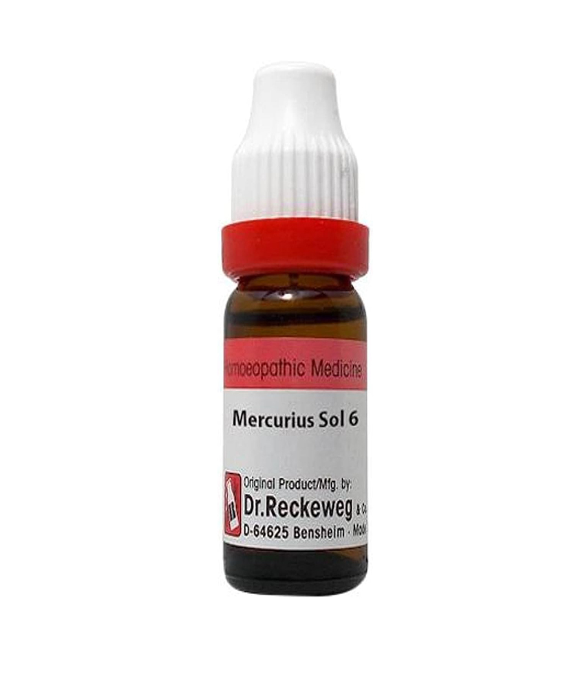 Dr. Reckeweg Mercurius Sol Dilution 6 CH 11 Ml