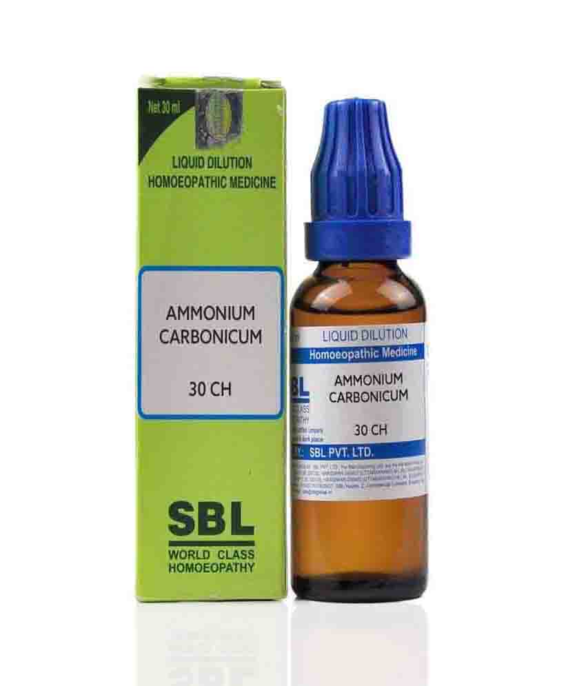 Sbl Ammonium Carbonicum Dilution 30 Ch 30ml