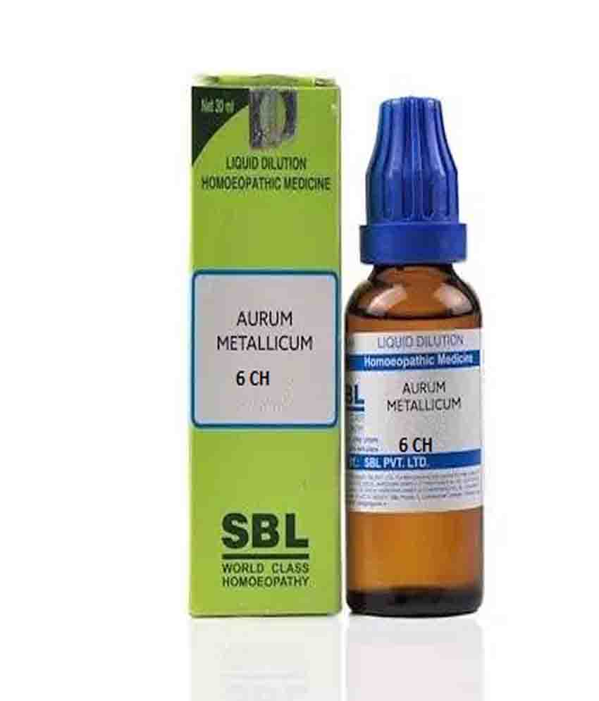 Sbl Aurum Metallicum Dilution 6 Ch 30ml