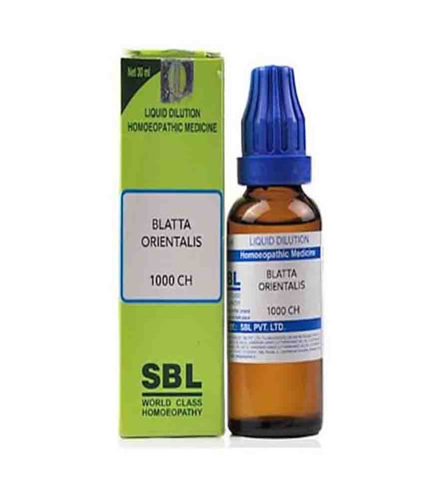 Sbl Blatta Orientalis Dilution 1000 Ch 30ml