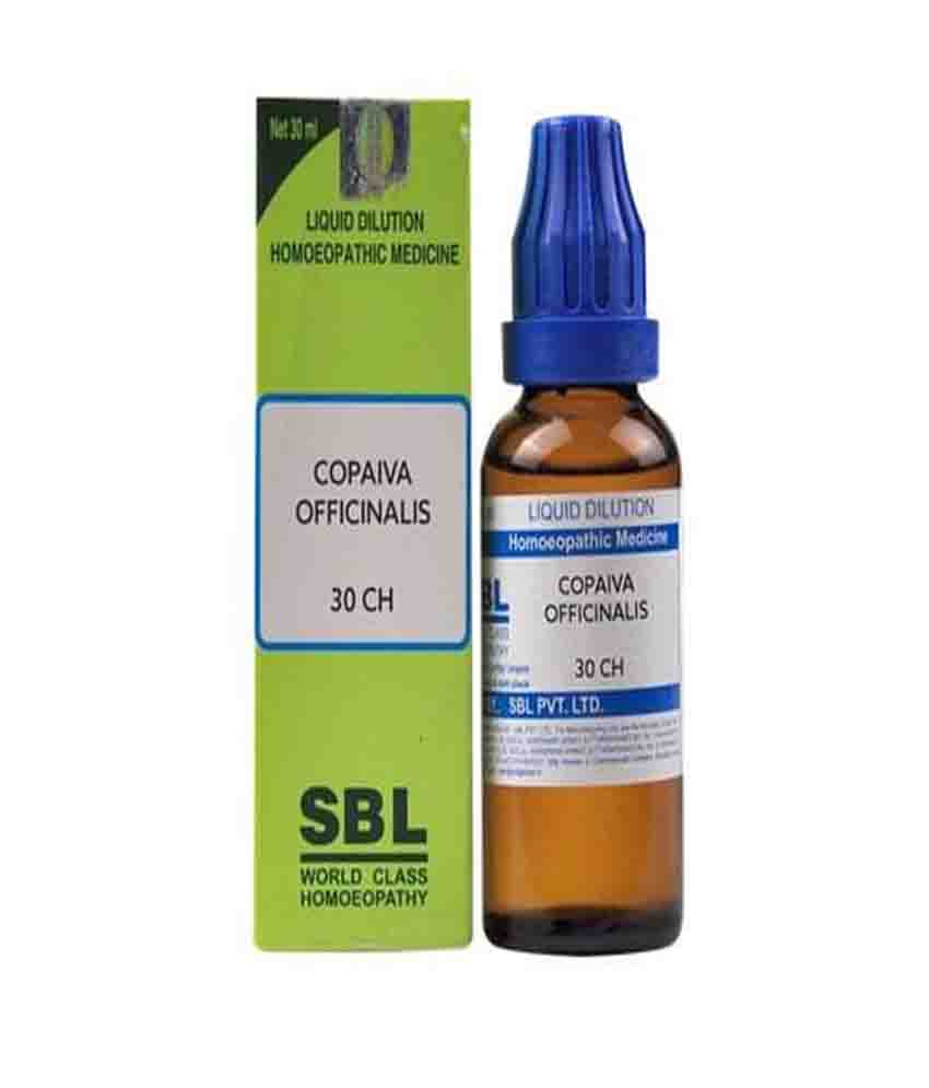 Sbl Copaiva Officinalis Dilution 30 Ch 30ml