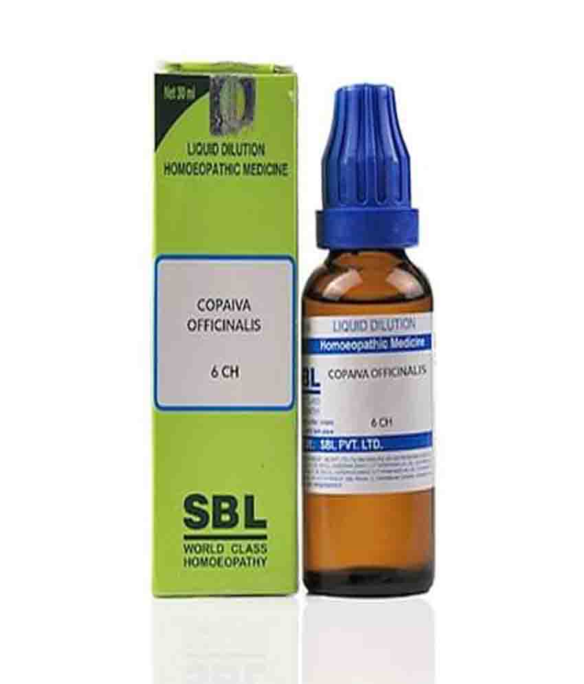 Sbl Copaiva Officinalis Dilution 6 Ch 30ml