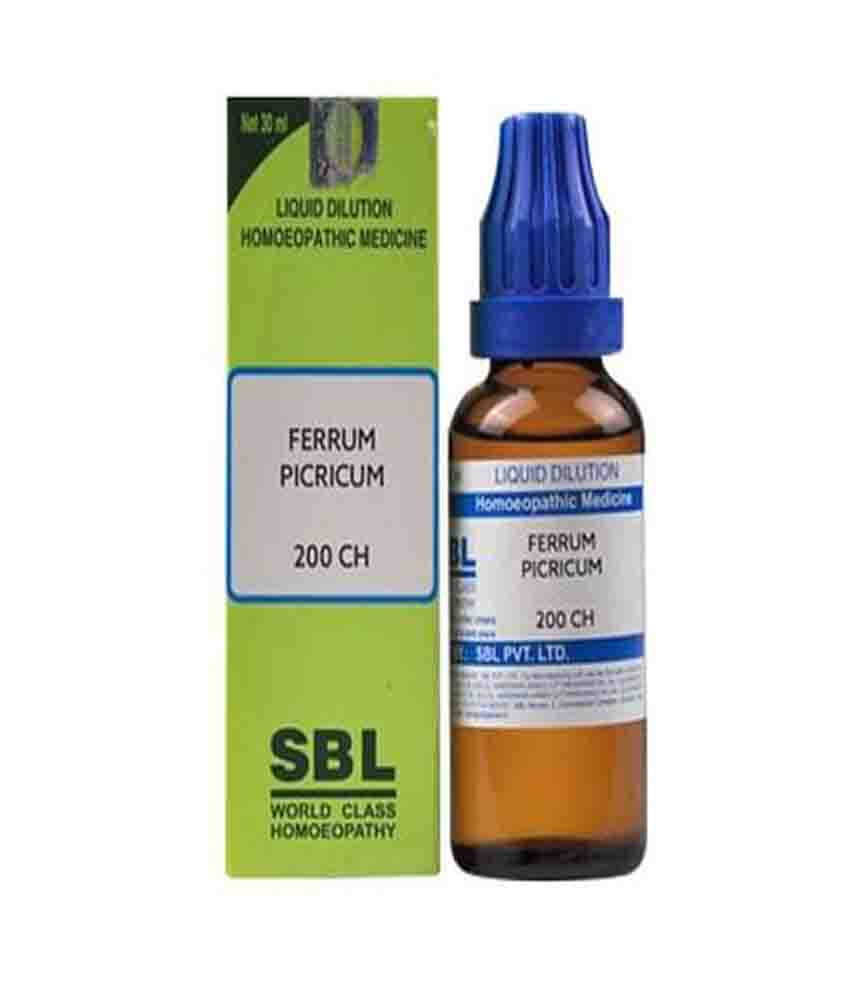 Sbl Ferrum Picricum Dilution 200 Ch 30ml