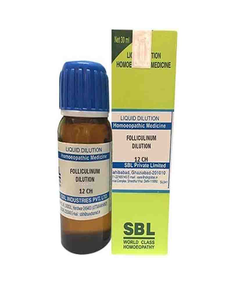 SBL Folliculinum Dilution 12 CH 30ml Sbl Folliculinum Dilution 12 Ch 30ml