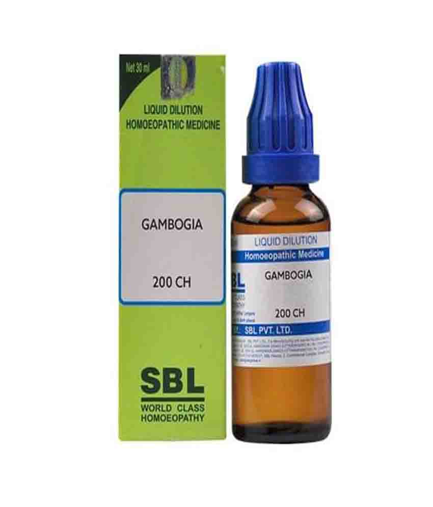 Sbl Gambogia Dilution 200 Ch 30ml
