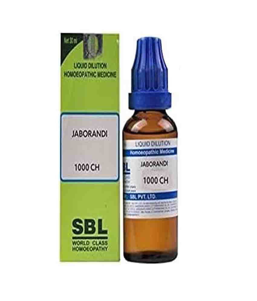 SBL Jaborandi Dilution 1000 CH 30ml Sbl Jaborandi Dilution 1000 Ch 30ml