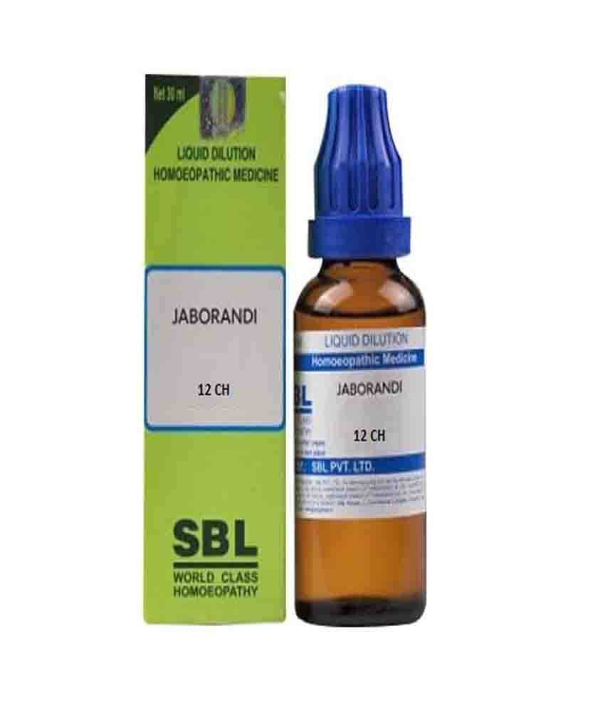 Sbl Jaborandi Dilution 12 Ch 30ml