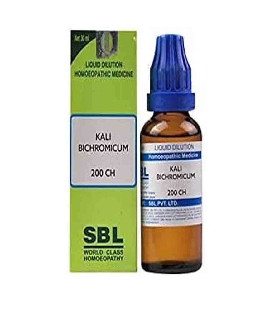 SBL Kali Bichromicum Dilution 200 CH 30ml Sbl Kali Bichromicum Dilution 200 Ch 30ml