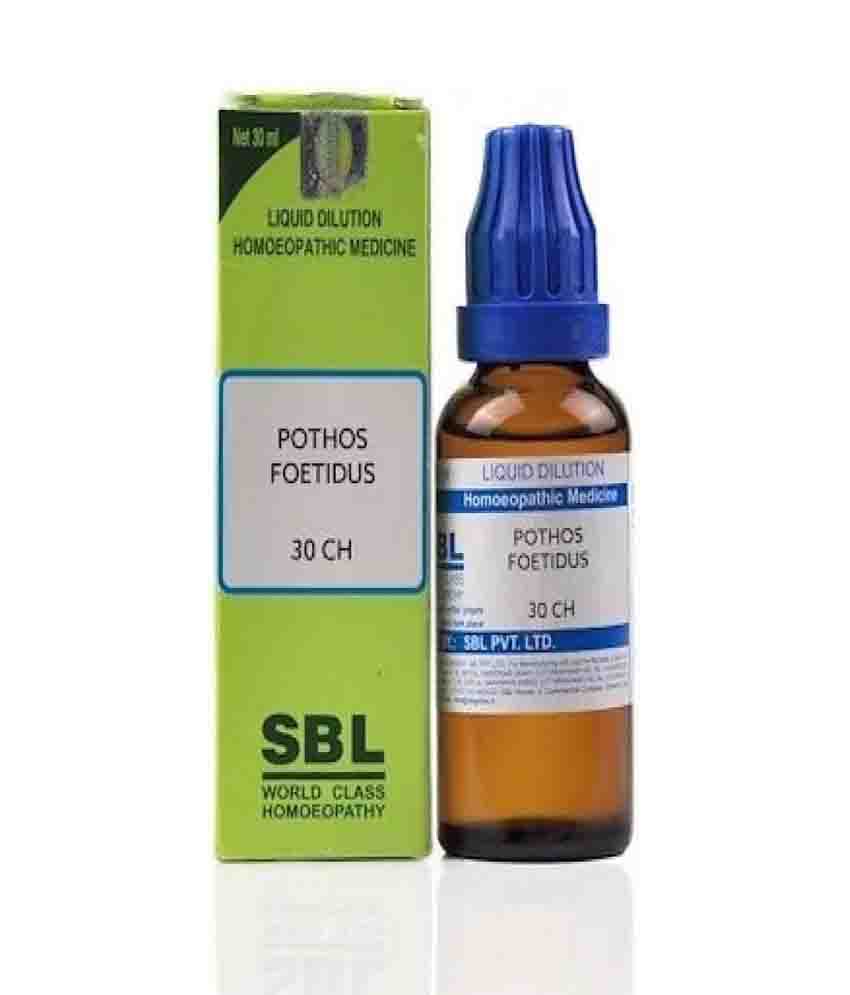 Sbl Pothos Foetidus Dilution 30 Ch 30ml