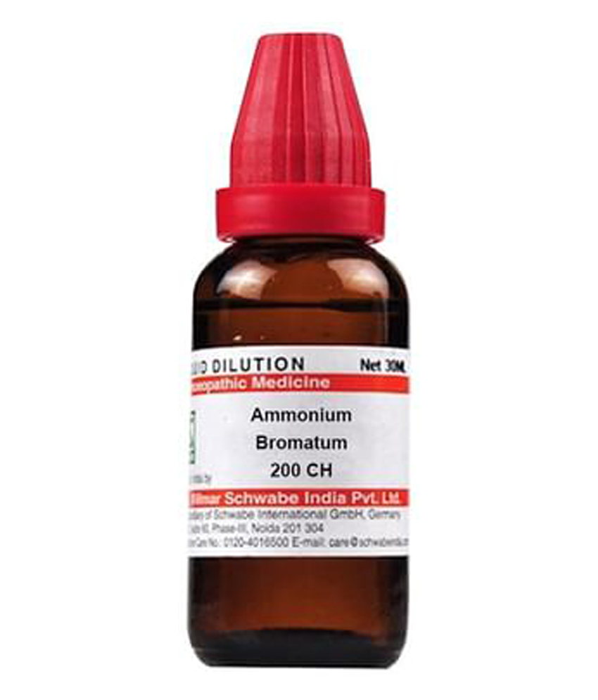 Dr Willmar Schwabe India Ammonium Bromatum Dilution 200 CH
