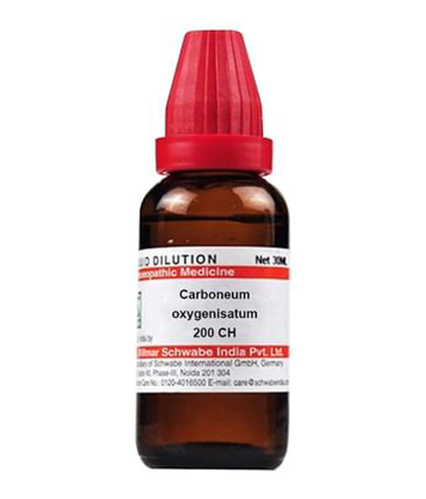 Dr Willmar Schwabe India Carboneum oxygenisatum Dilution 200 CH