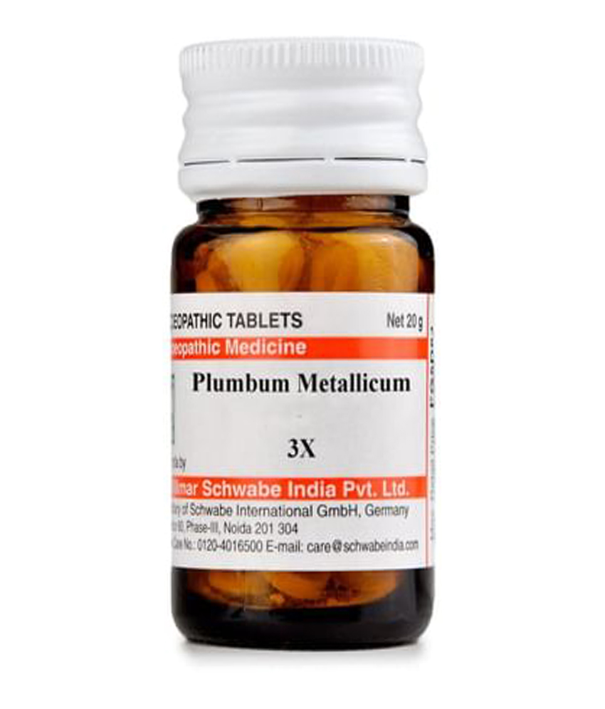 Dr Willmar Schwabe India Plumbum Metallicum Trituration Tablet 3X