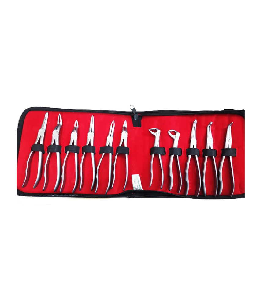API+ Extraction Forceps Secure Kit Set of 11