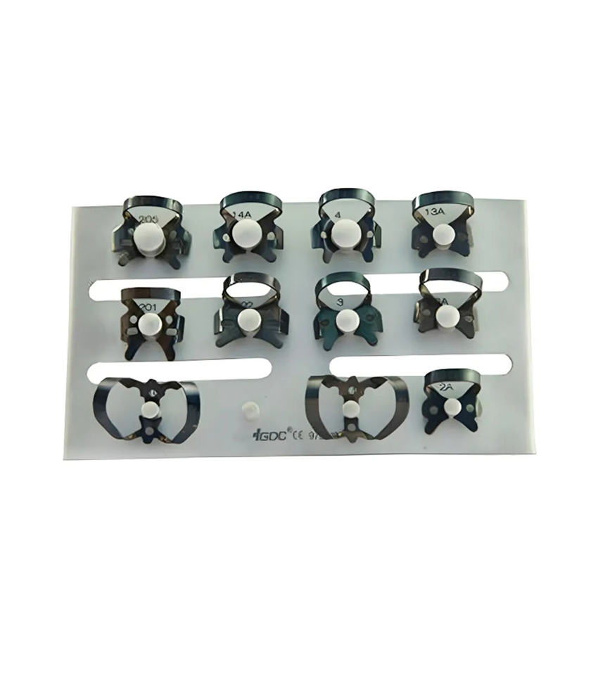 GDC Rubber Dam Clamps Set Black (RDCOBB11)