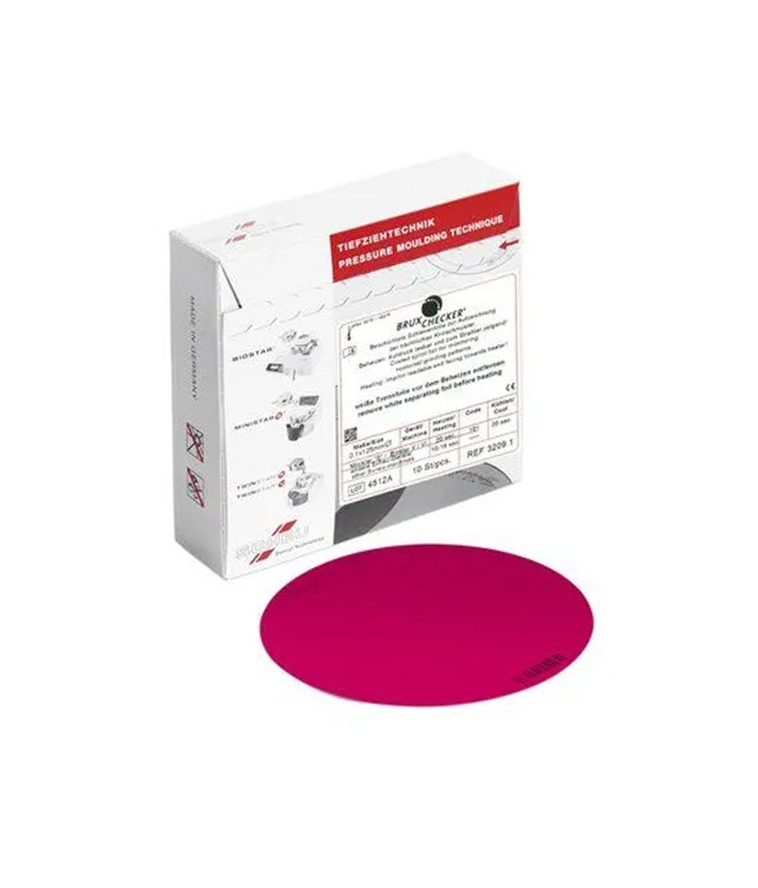 Scheu Brux Checker Red 0.1 x 125 mm 10 pk - 3209